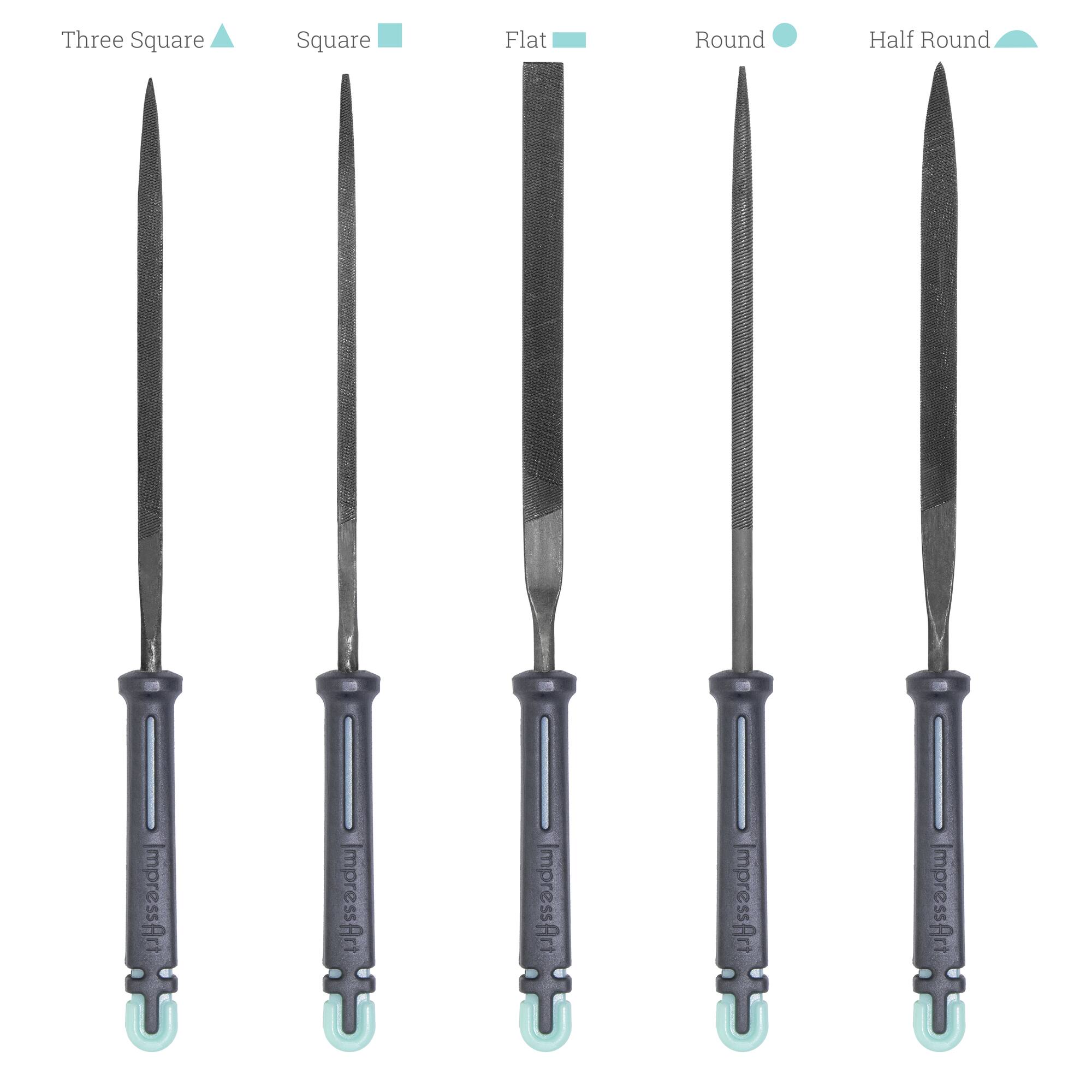 ImpressArt® Needle File Set with File Block